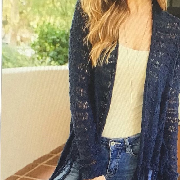 Navy Cardigan - Picture 3 of 3